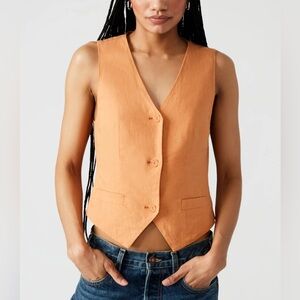 Steve Madden Selene Vest - Caramel
